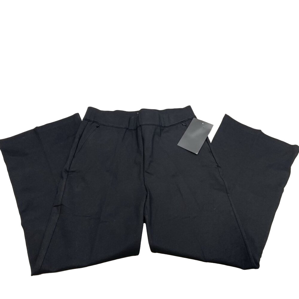 NEW TUCKERNUCK Women's Pants Wide Leg Elastic Waist Size XL Black